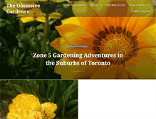 Tablet Screenshot of obsessivegardener.com